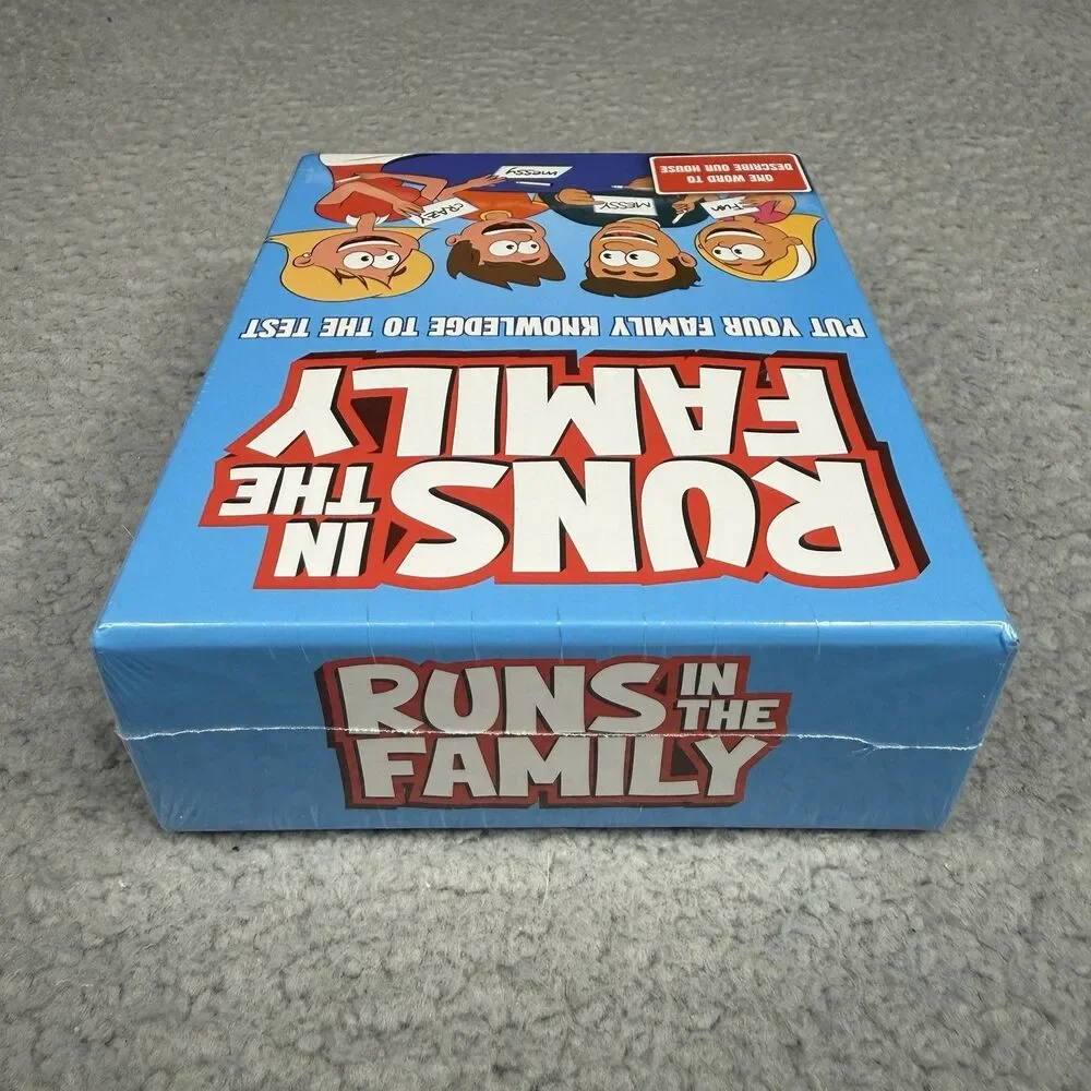 Runs In The Family Board‎ Game New Sealed Family Night Party Ages 8+ 3+ Players